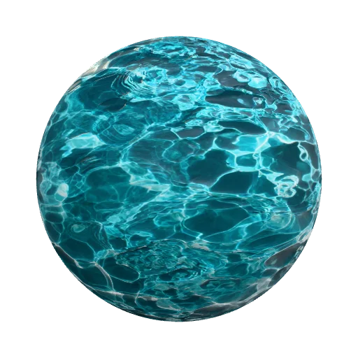 water — seamless organic PBR material preview