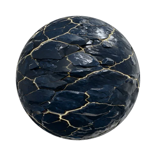 ART STYLE (critical): a stylized fantasy-RTS game… — seamless ground PBR material preview