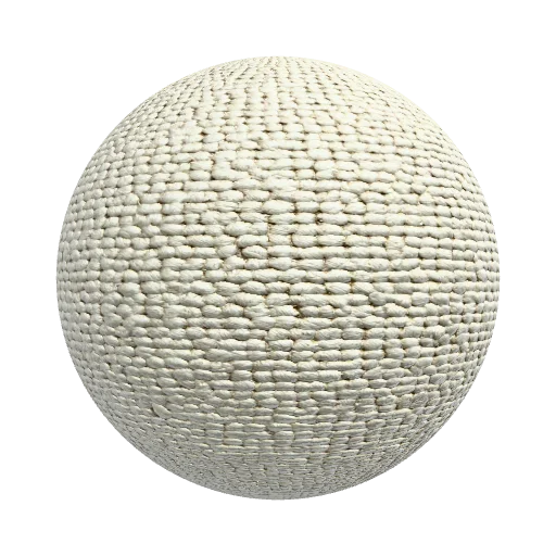 Ivory Bouclé Upholstery Fabric — fabric PBR material preview