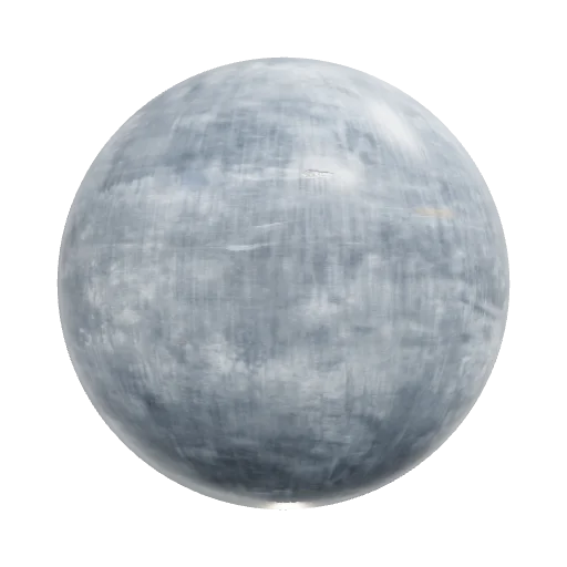 slightly dirty galvanized steel, accumulated outdoor weathering, subtle water st — seamless metal PBR material preview
