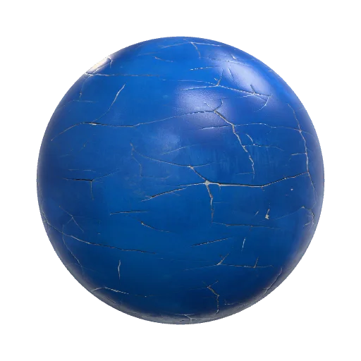 blue crakced steel sheet — seamless metal PBR material preview
