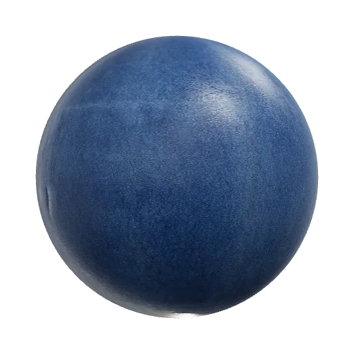 Blue denim weave, faded knees — seamless fabric PBR material preview