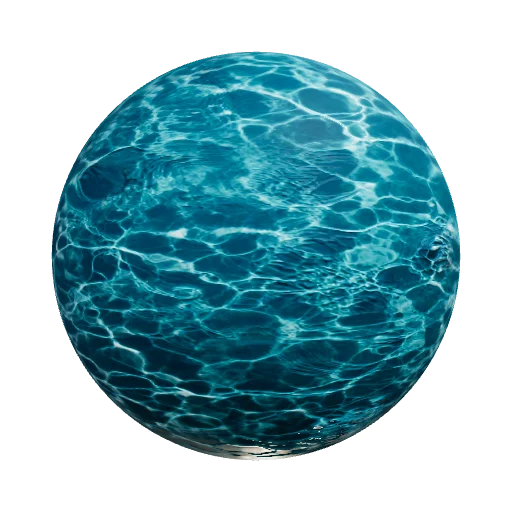simgolf style water — seamless organic PBR material preview