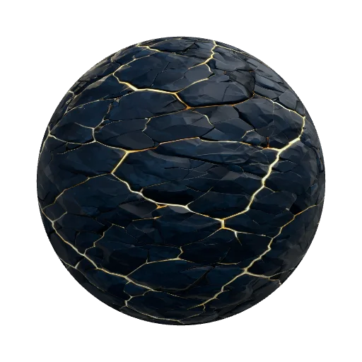 ART STYLE (critical): a stylized fantasy-RTS game… — seamless ground PBR material preview