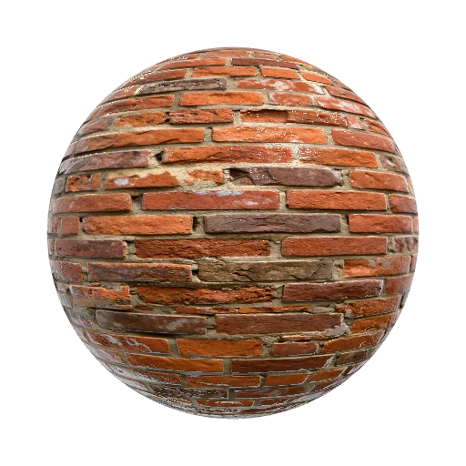 old brick wall — seamless stone PBR material preview