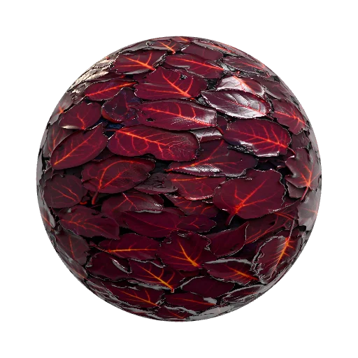 сделай текстуру листика который был выращен на дереве в… — seamless organic PBR material preview