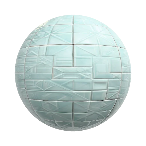 Create a seamless physically based ceramic wall tile… — seamless tile PBR material preview