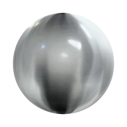 realistic chrome metall — seamless metal PBR material preview