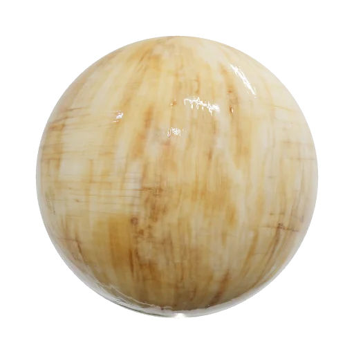 Antique ivory tusks, darkened with age and mild surface wear — seamless organic PBR material preview