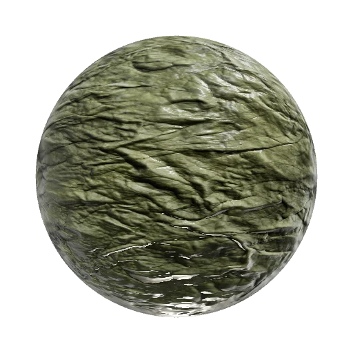 Green ork skin — seamless organic PBR material preview