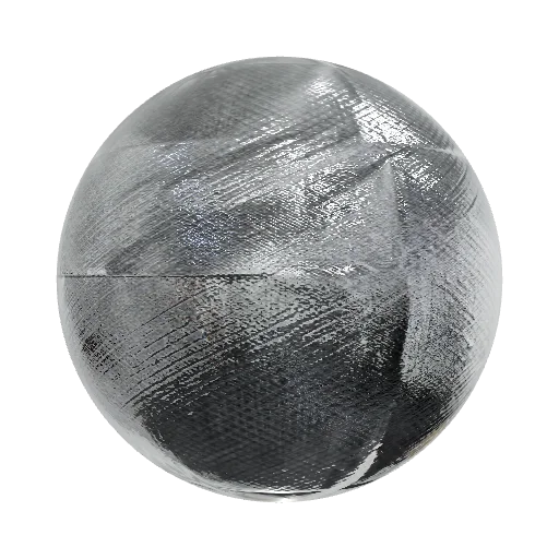 Metal glossy foil for Insulation — seamless metal PBR material preview