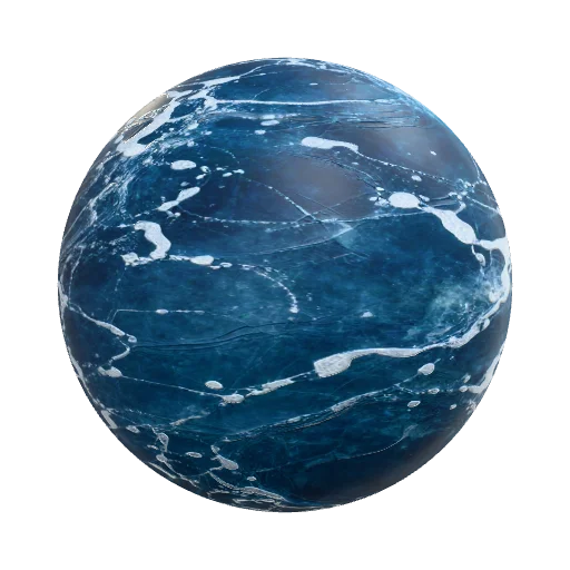 Hyperrealistic ocean water material with foam. PBR. — other PBR material preview