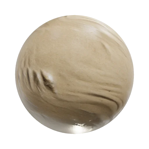 wet beach sand — seamless organic PBR material preview