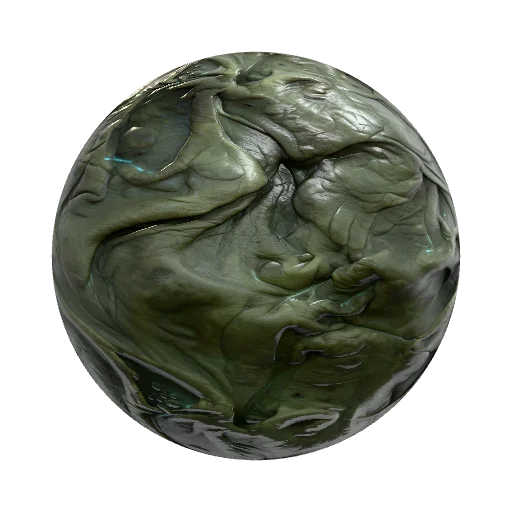 Seamless tileable alien skin texture… — seamless organic PBR material preview