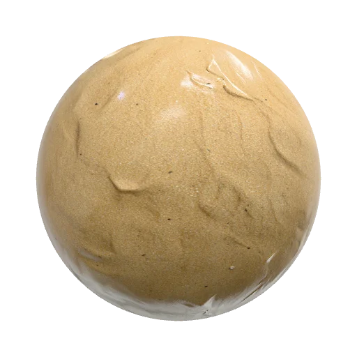 Seamless PBR texture of wet volcanic beach sand… — seamless ground PBR material preview