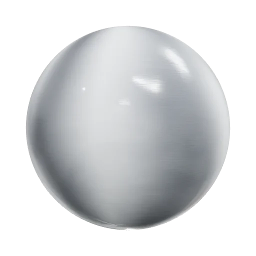 Hyperrealistic seamless shiny silver aluminium… — seamless metal PBR material preview