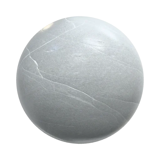 Seamless tileable gray marble texture, cool medium gray… — stone PBR material preview