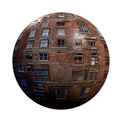 дом с окнами — seamless stone PBR material preview