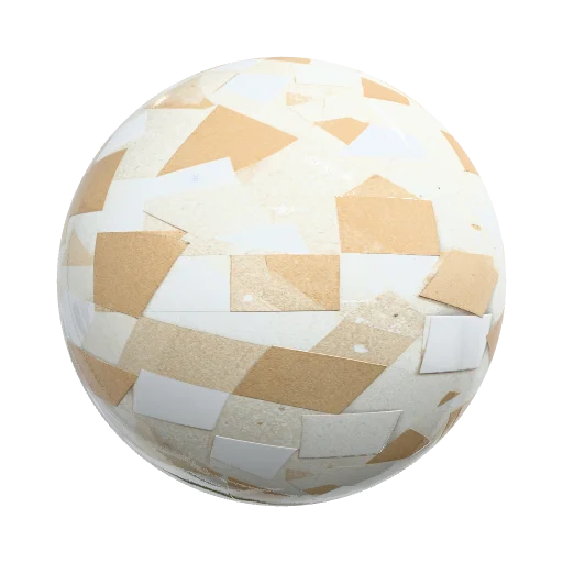 Combine the inner shape of the terrazzo texture and the… — seamless organic PBR material preview