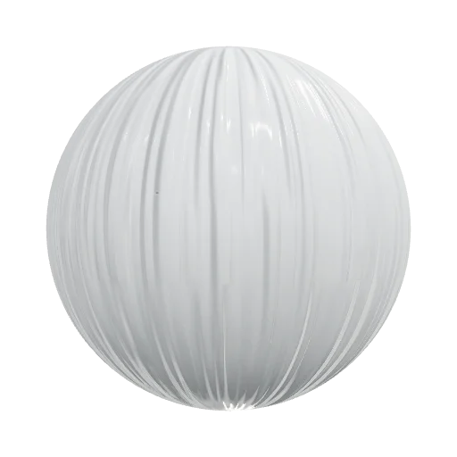 white metal siding with horizontal, uniform, wide lines — seamless metal PBR material preview