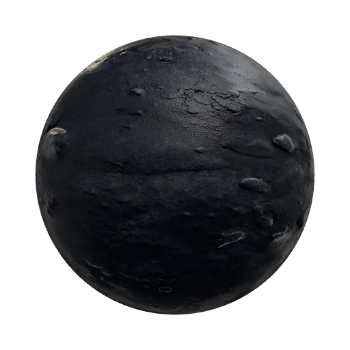 ART STYLE (critical): a stylized fantasy-RTS game… — seamless organic PBR material preview