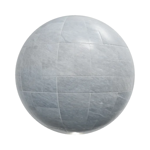 пол с каменой плиткой с немного синиватым отенком — seamless stone PBR material preview