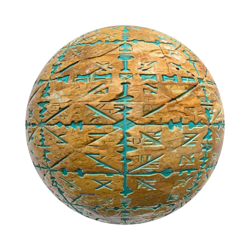 A detailed view of a weathered ancient stone road… — stone PBR material preview