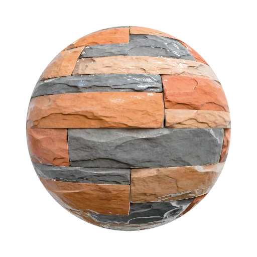 stylized wall — tile PBR material preview