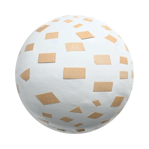 Merge Terrazzo texture inner shape and paper. The… — seamless tile PBR material preview