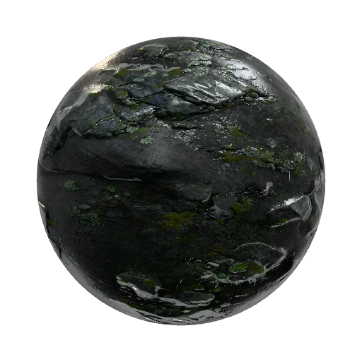 ART STYLE (critical): a stylized fantasy-RTS game… — seamless ground PBR material preview
