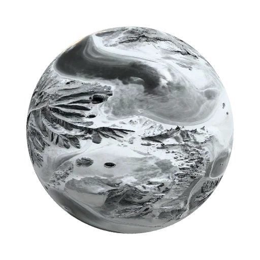 Generate only the height map for the landscape. The… — ground PBR material preview