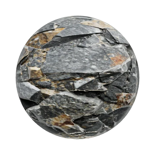Hyperrealistic sharp rock material. PBR. — seamless stone PBR material preview