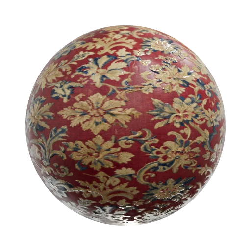 Old eighteenth century tapestry — seamless fabric PBR material preview