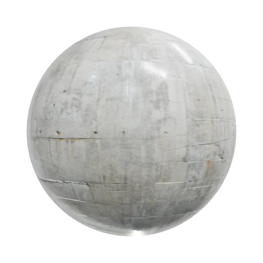 Текстура бетонной советской стены для бункера — seamless stone PBR material preview
