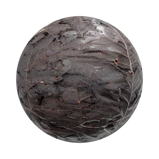 сделай текстуру листика который был выращен на дереве в… — seamless organic PBR material preview