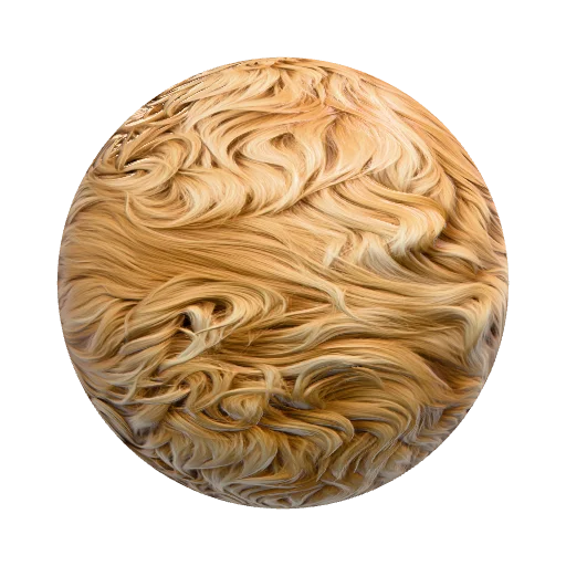 make me a dogs furr — fabric PBR material preview