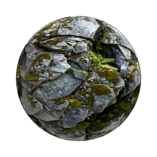 w! Desert cliff 4-10m — stone PBR material preview