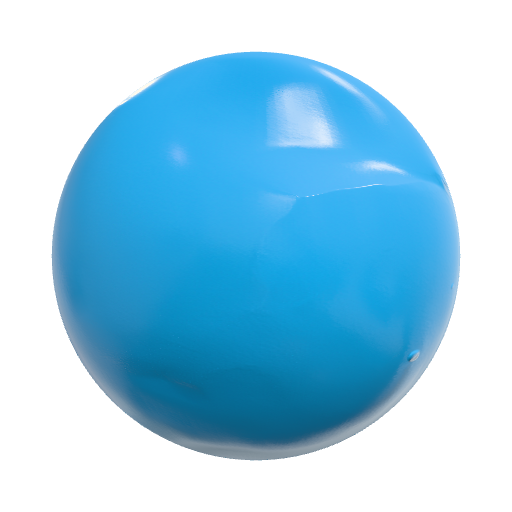 ligth blue shinning plastic — seamless other PBR material preview