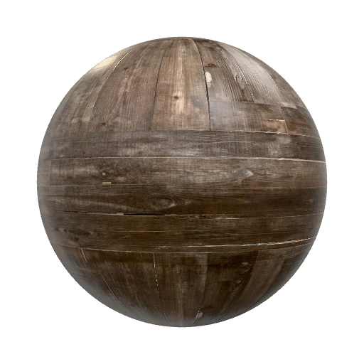 Photorealistic PBR texture of an old weathered wooden… — seamless wood PBR material preview