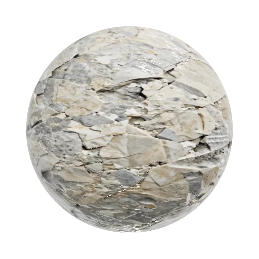 Hyperrealistic Istria-style sharp rock material. PBR. — seamless stone PBR material preview