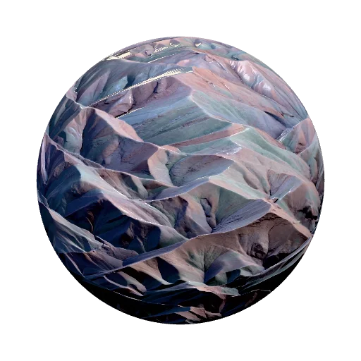 Generate a PBR mountain texture with a delicate, pastel… — seamless stone PBR material preview