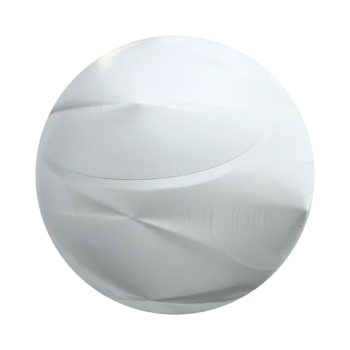 light grey reactor control rod cap, smooth brushed… — seamless metal PBR material preview