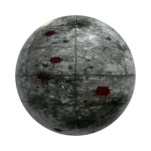 : A low-resolution, tileable horror game texture of a… — seamless ground PBR material preview