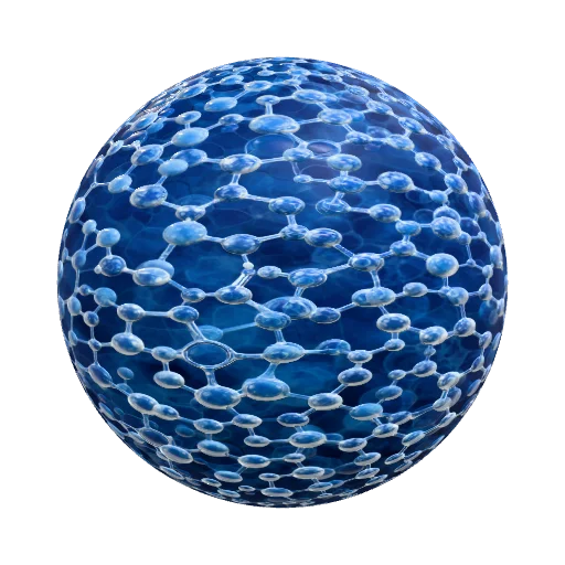 water molecul — seamless organic PBR material preview