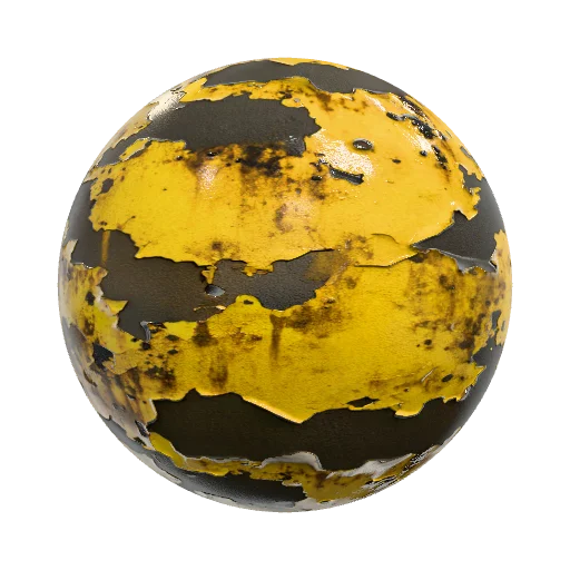Dirty heavy machinery metal texture. Base is cast iron… — seamless metal PBR material preview