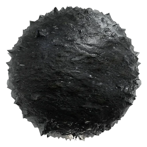 Create a seamless tileable PBR ground material for a dark gothic medieval strategy game. The material should represent a — seamless ground PBR material preview