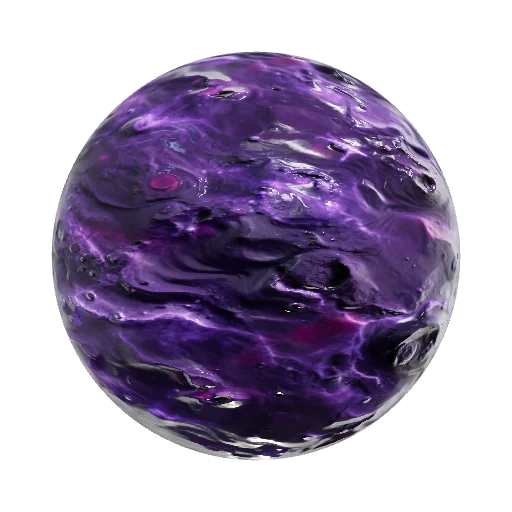 Фиолетовая планета — seamless organic PBR material preview