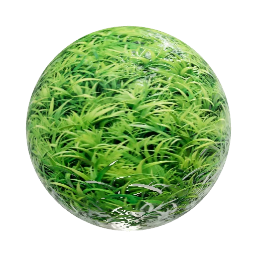 Сделай мне текстуру травы в hand-painted стиле — seamless organic PBR material preview