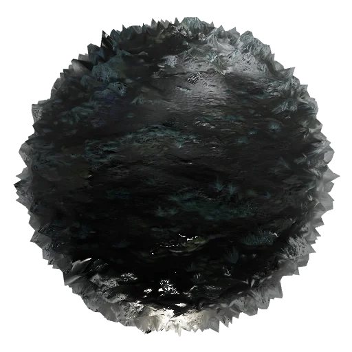 Create a square, seamless, top-down, hand-painted fantasy terrain texture for a dark gothic medieval strategy game. This — seamless ground PBR material preview