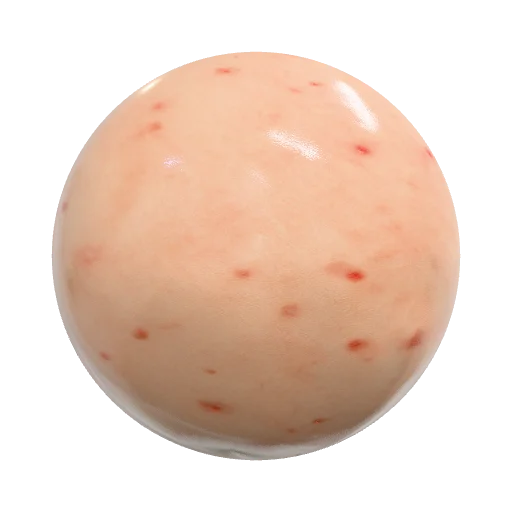 acne-prone face — seamless organic PBR material preview
